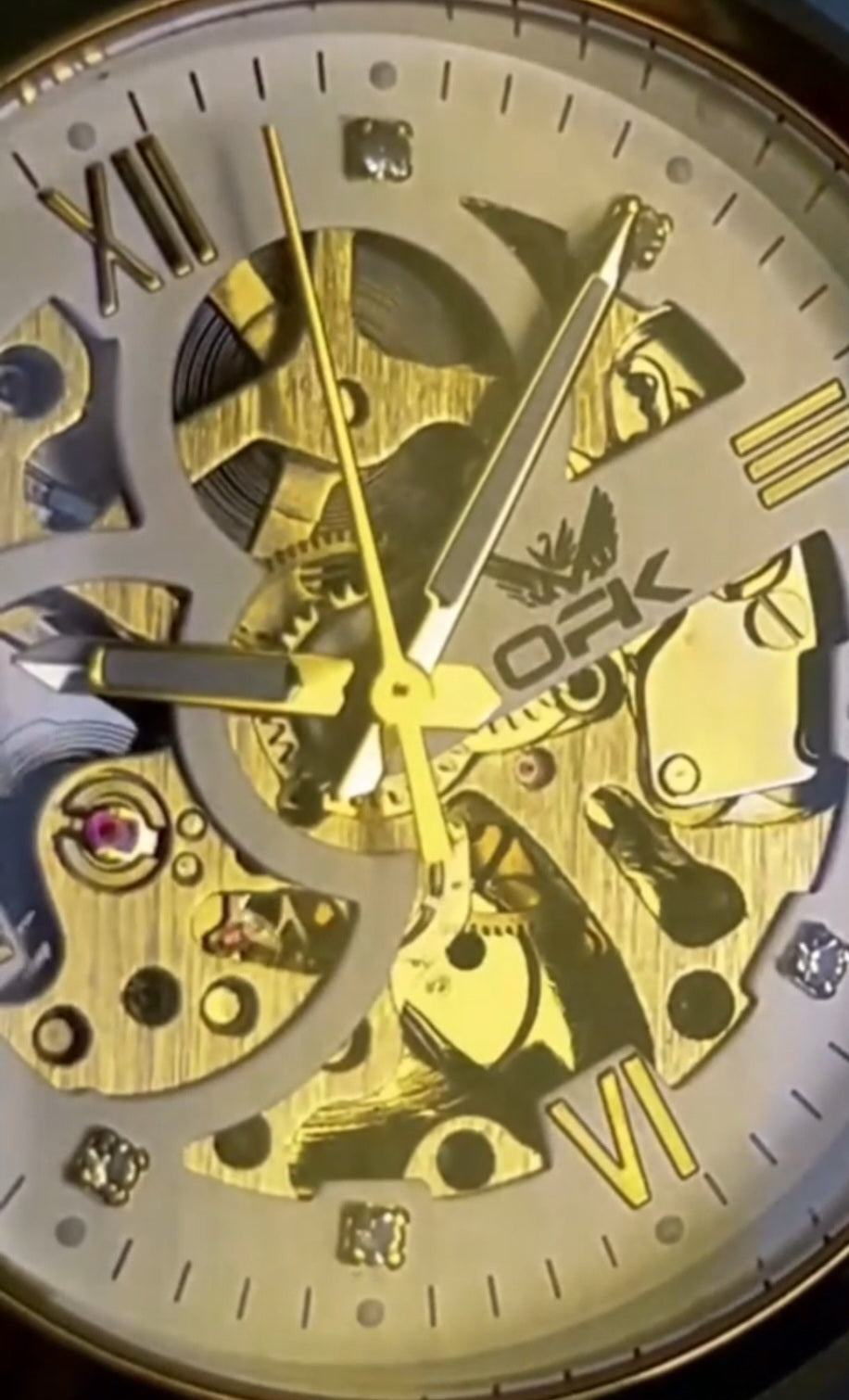 Opk 8165 Linha Imperial Skeleton – Luxo Mecânico com Identidade Clássica