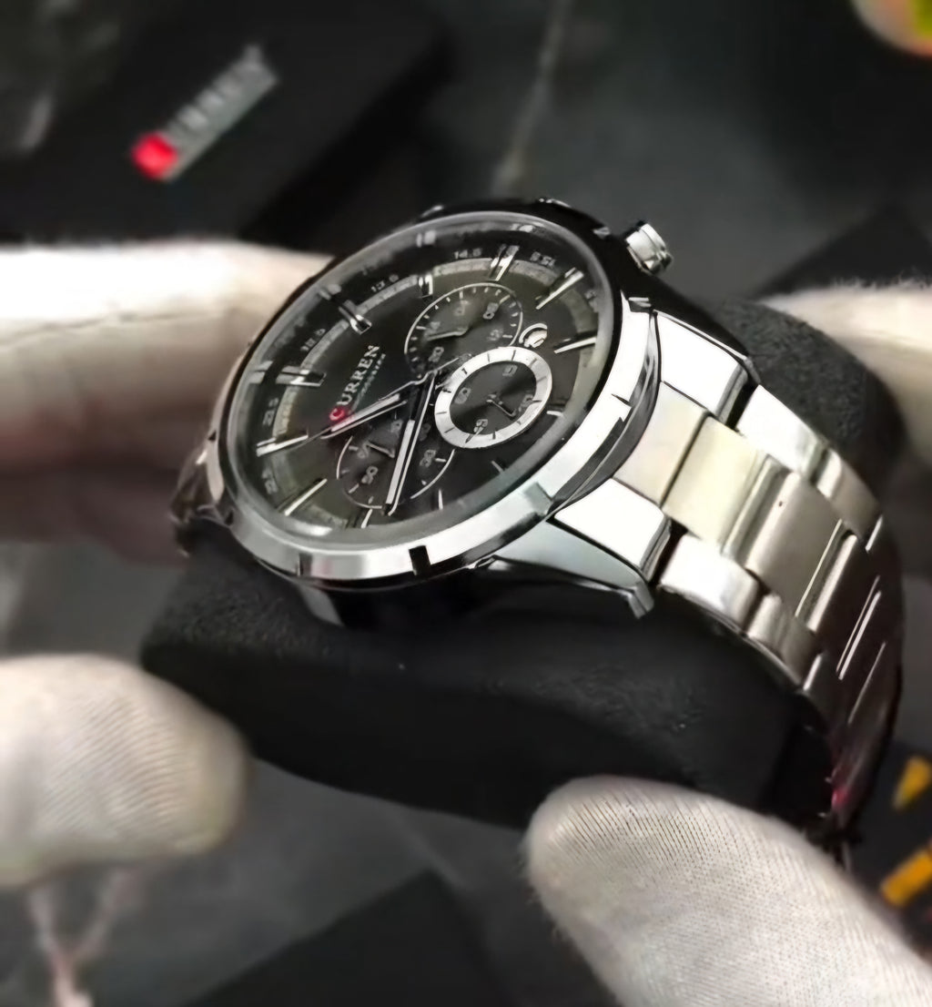 Curren 8355 Linha Prestige Chronograph – Elegância Esportiva com Identidade Forte