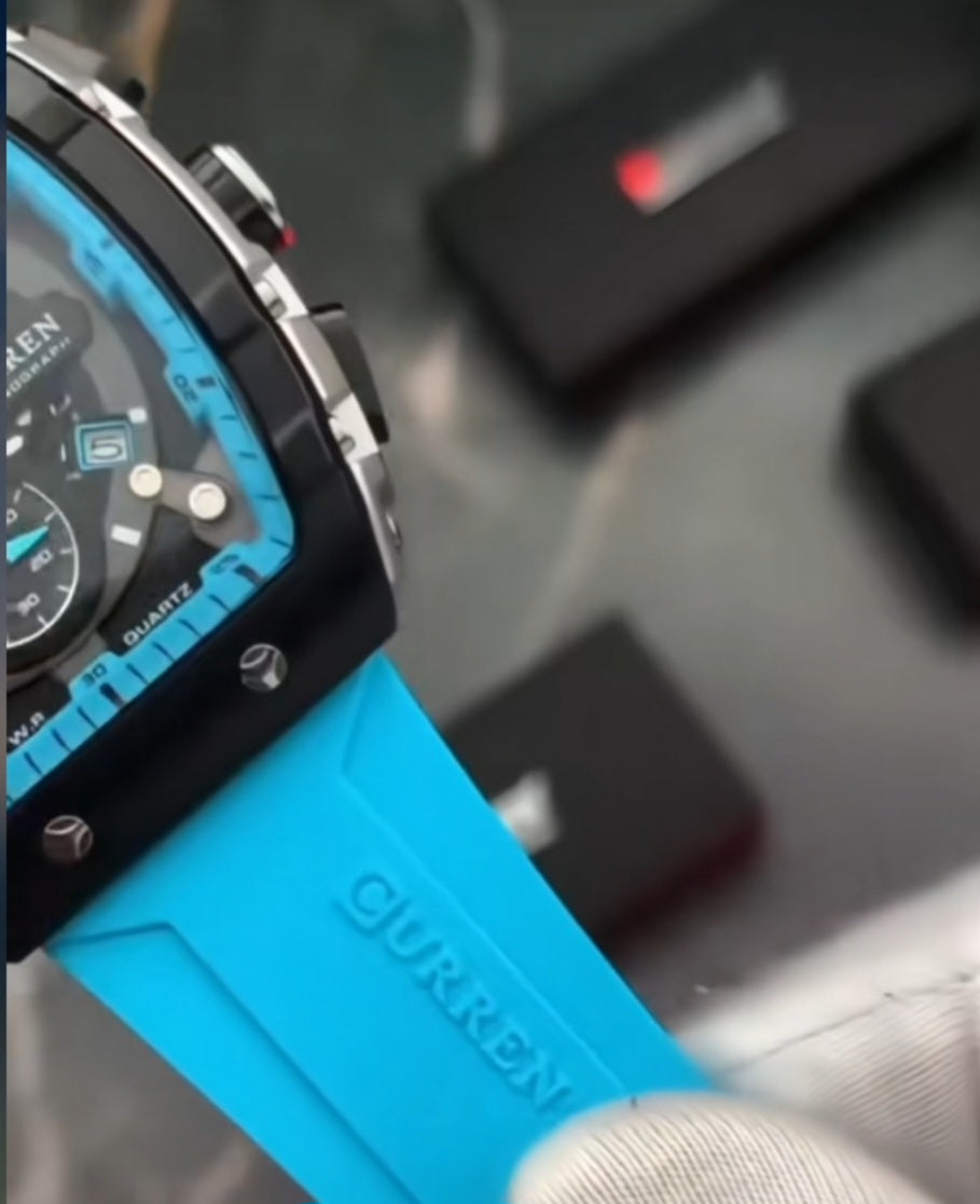 CURREN 8442 Linha Velocity – Design Imponente com Espírito Esportivo