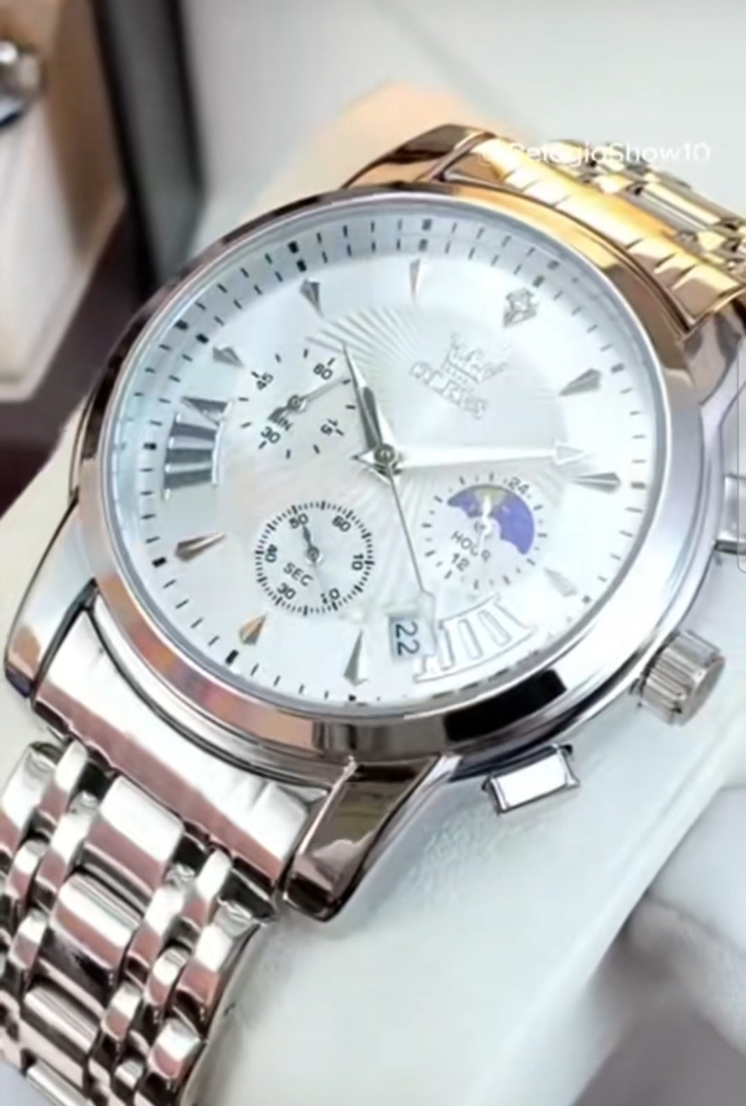 Olevs 2892 Linha Heritage – Elegância que Atravessa o Tempo/ de quartzo, à prova d'água