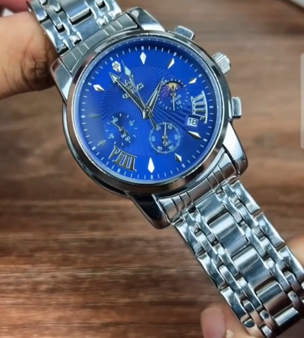 Olevs 2892 Linha Heritage – Elegância que Atravessa o Tempo/ de quartzo, à prova d'água