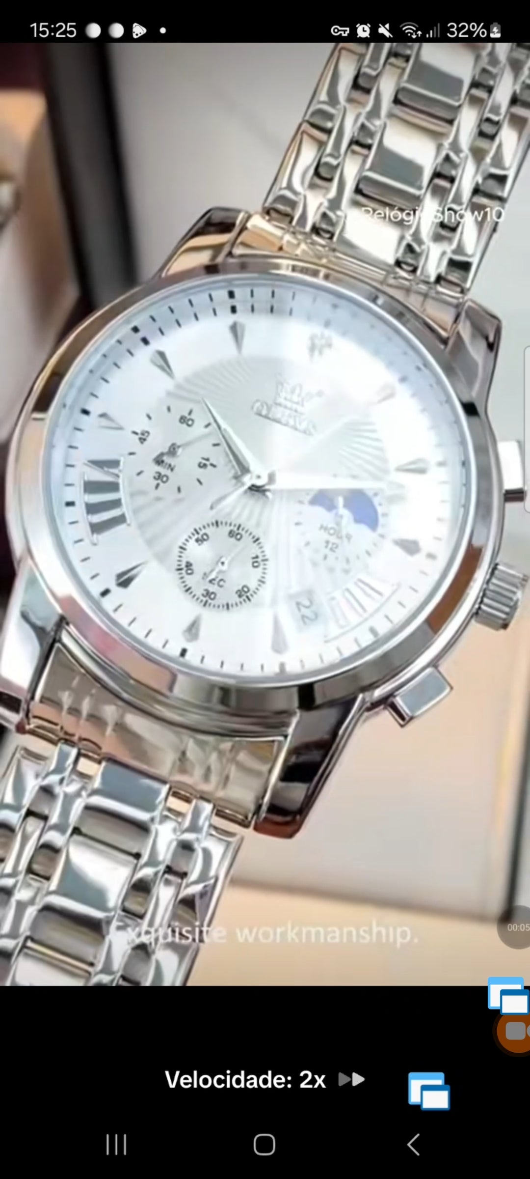 Olevs 2892 Linha Heritage – Elegância que Atravessa o Tempo/ de quartzo, à prova d'água