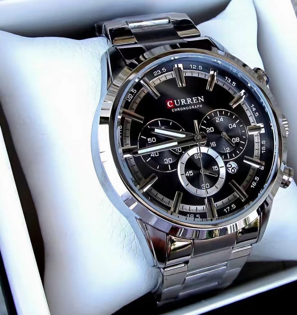 Curren 8355 Linha Prestige Chronograph – Elegância Esportiva com Identidade Forte
