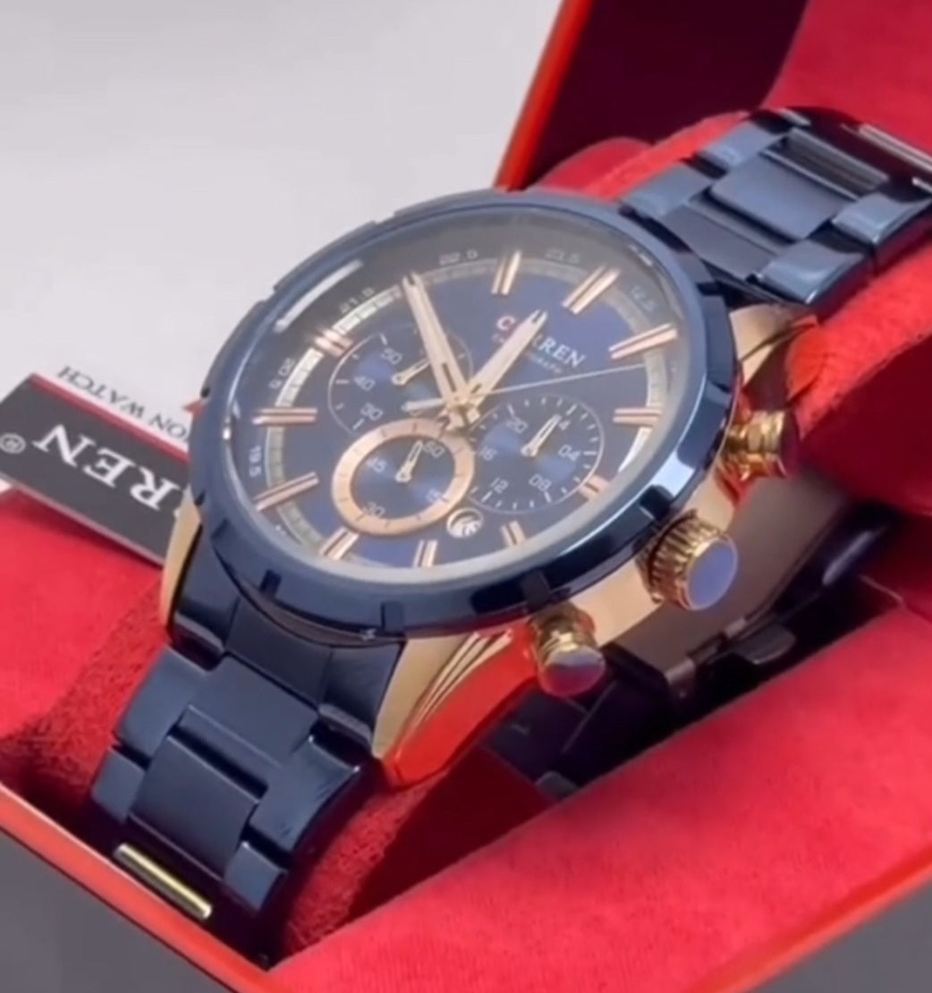 Curren 8355 Linha Prestige Chronograph – Elegância Esportiva com Identidade Forte