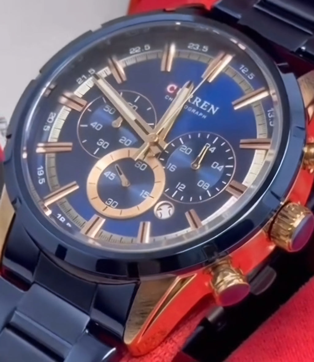 Curren 8355 Linha Prestige Chronograph – Elegância Esportiva com Identidade Forte