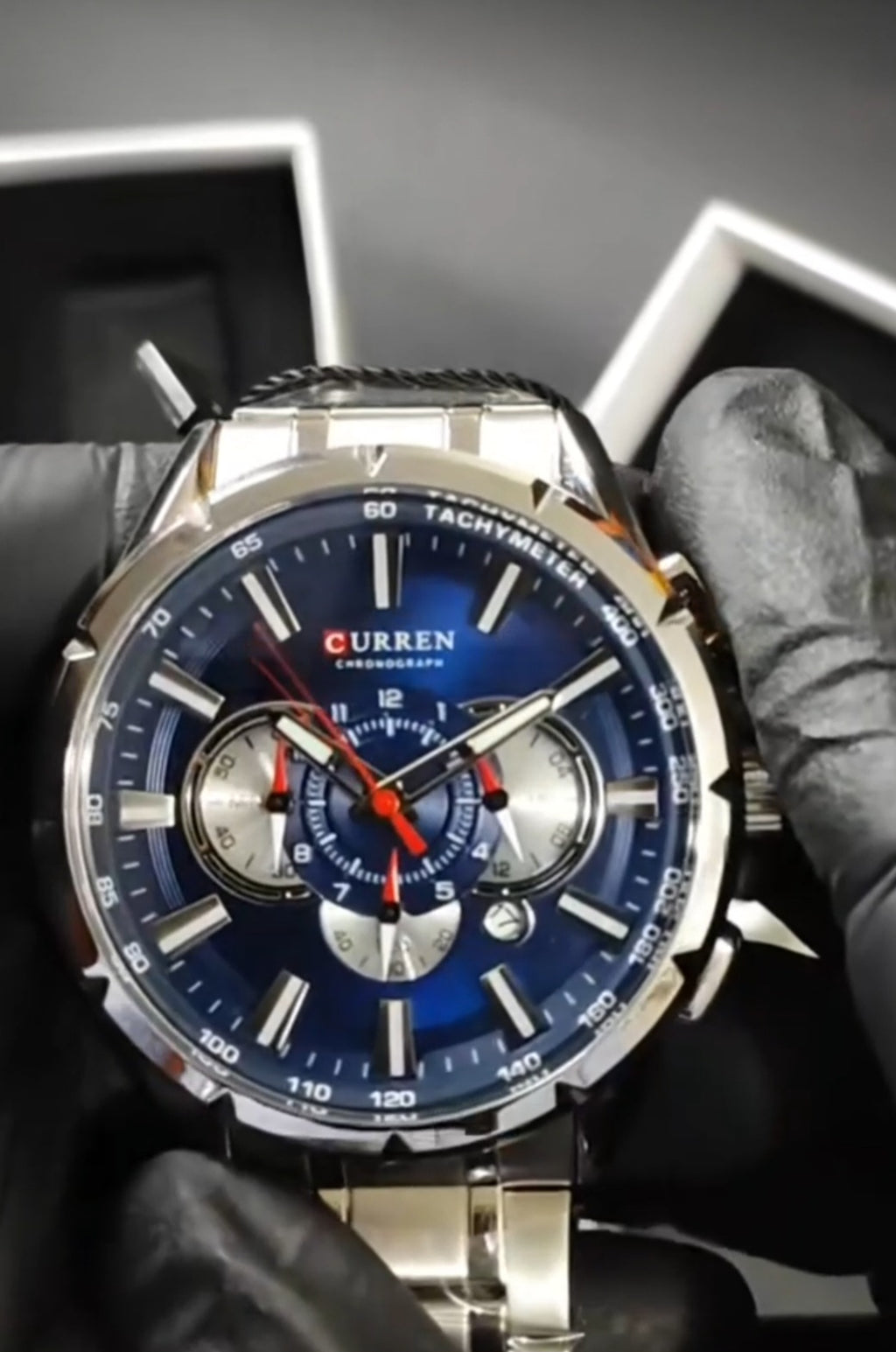CURREN 8363 Linha Chronograph Executive – Presença Forte e Estilo Sofisticado