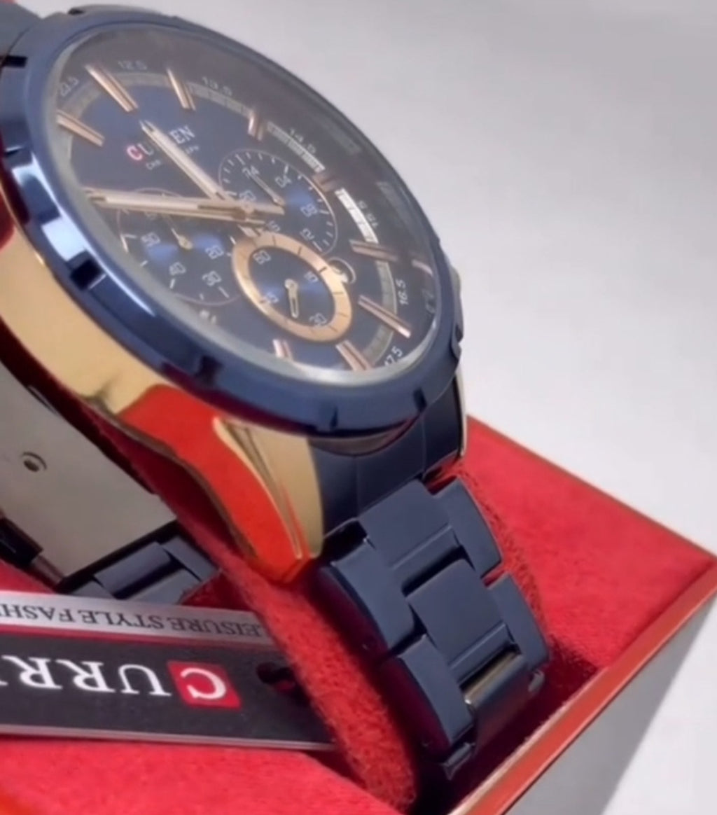 Curren 8355 Linha Prestige Chronograph – Elegância Esportiva com Identidade Forte