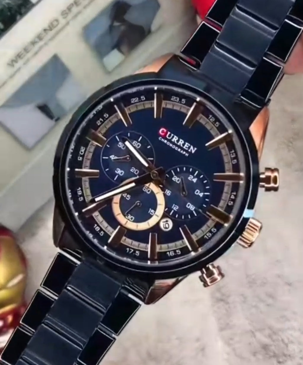 Curren 8355 Linha Prestige Chronograph – Elegância Esportiva com Identidade Forte