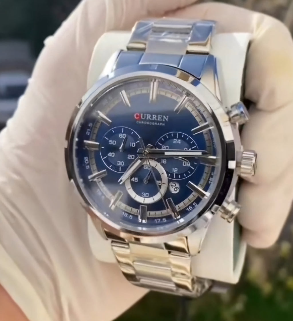 Curren 8355 Linha Prestige Chronograph – Elegância Esportiva com Identidade Forte