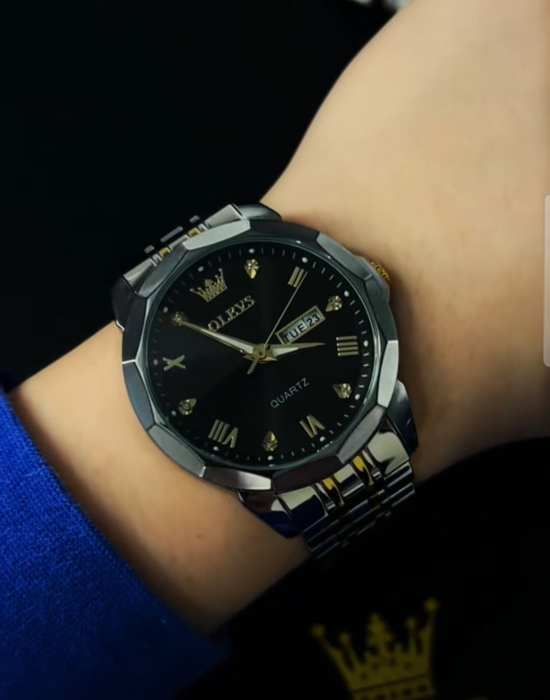 Linha Heritage – Elegância que Atravessa o Tempo / relógio de quartzo, aço inoxidável, à prova d'água
