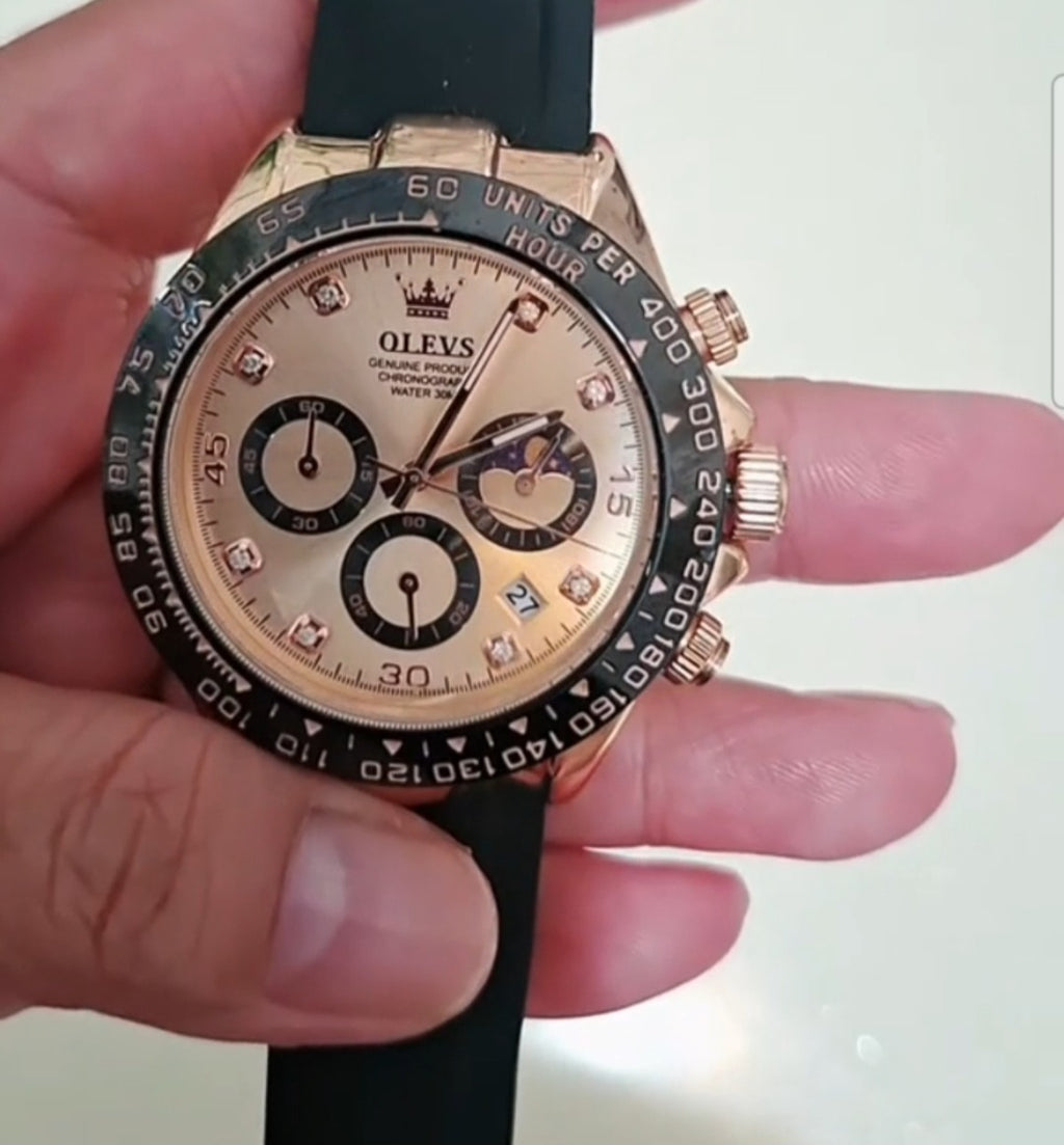 Relógio Olevs 2875 Masculino Premium – Sofisticação que se Impõe