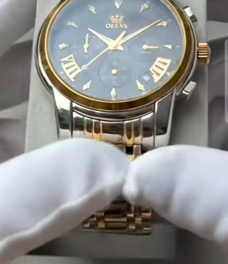 Olevs 2892 Linha Heritage – Elegância que Atravessa o Tempo/ de quartzo, à prova d'água