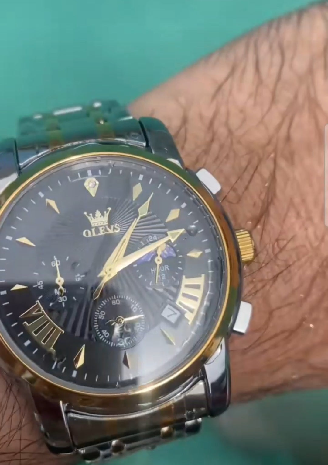 Olevs 2892 Linha Heritage – Elegância que Atravessa o Tempo/ de quartzo, à prova d'água