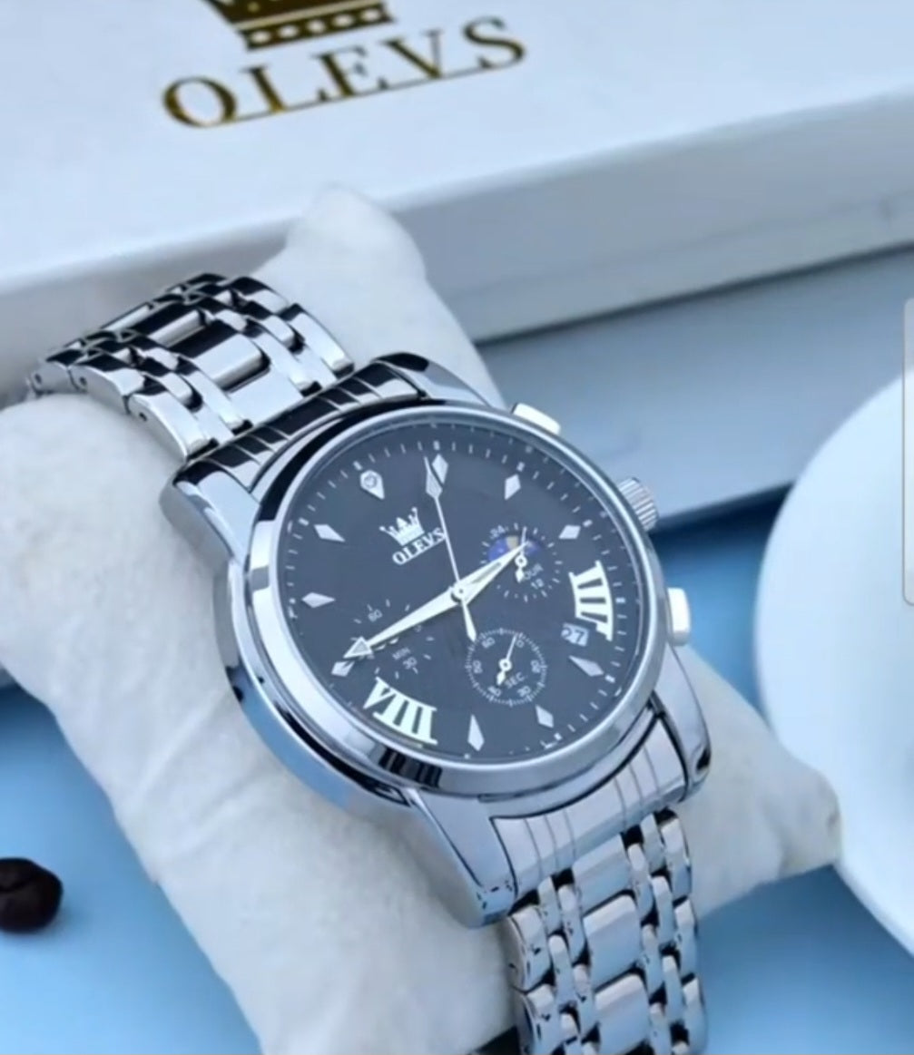Olevs 2892 Linha Heritage – Elegância que Atravessa o Tempo/ de quartzo, à prova d'água