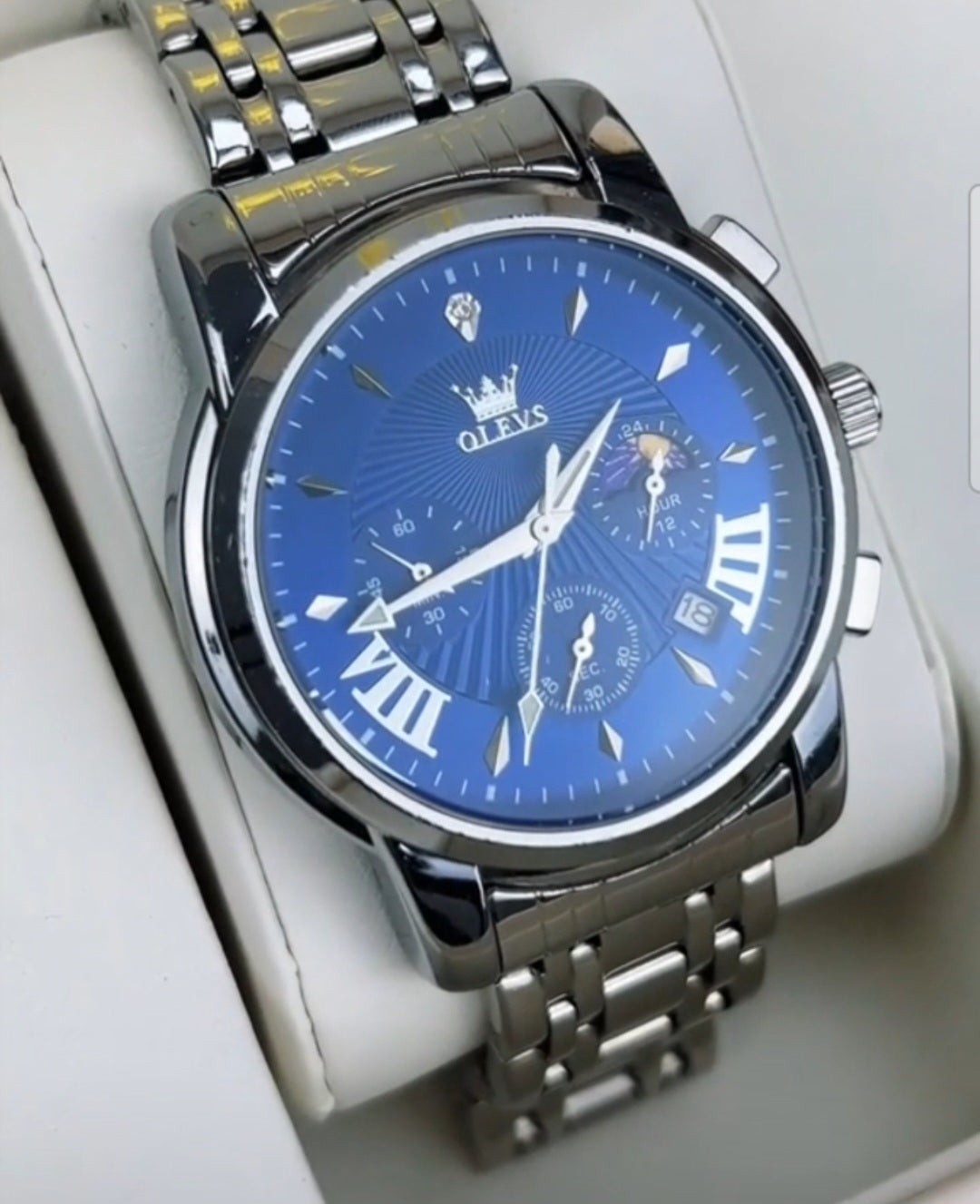 Olevs 2892 Linha Heritage – Elegância que Atravessa o Tempo/ de quartzo, à prova d'água