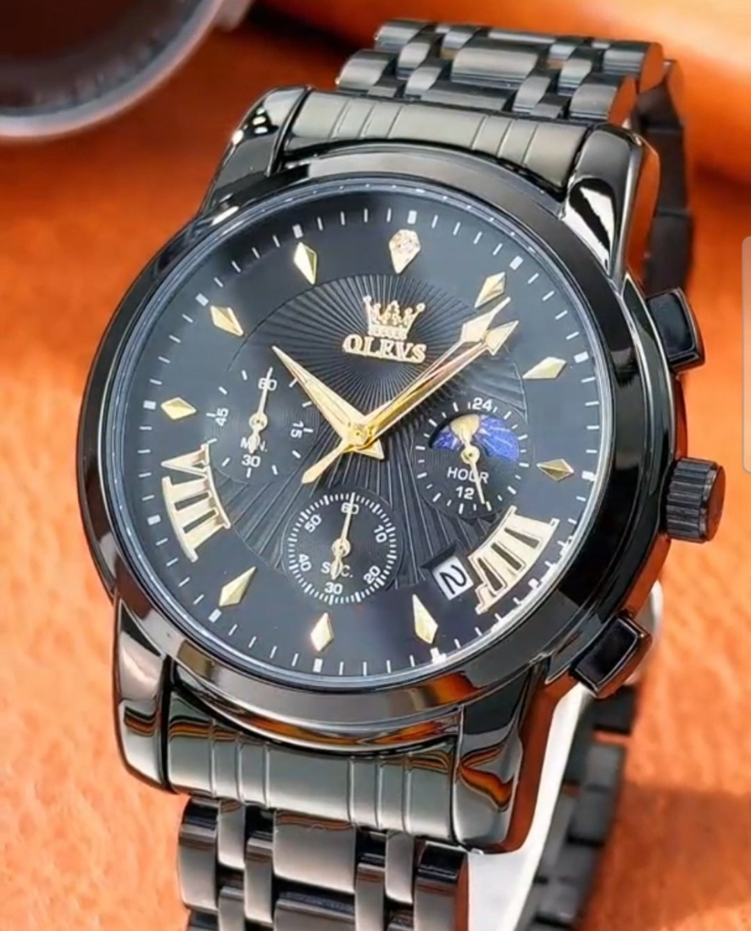 Olevs 2892 Linha Heritage – Elegância que Atravessa o Tempo/ de quartzo, à prova d'água