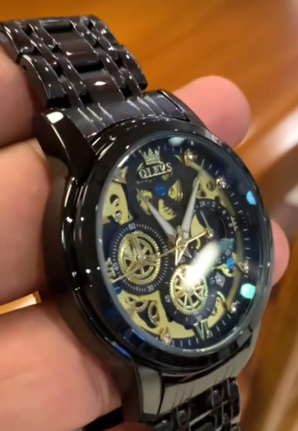 Olevs 9947 Linha Essential – Elegância Moderna para Todas as Ocasiões/ à prova d'água, relógio quartzo