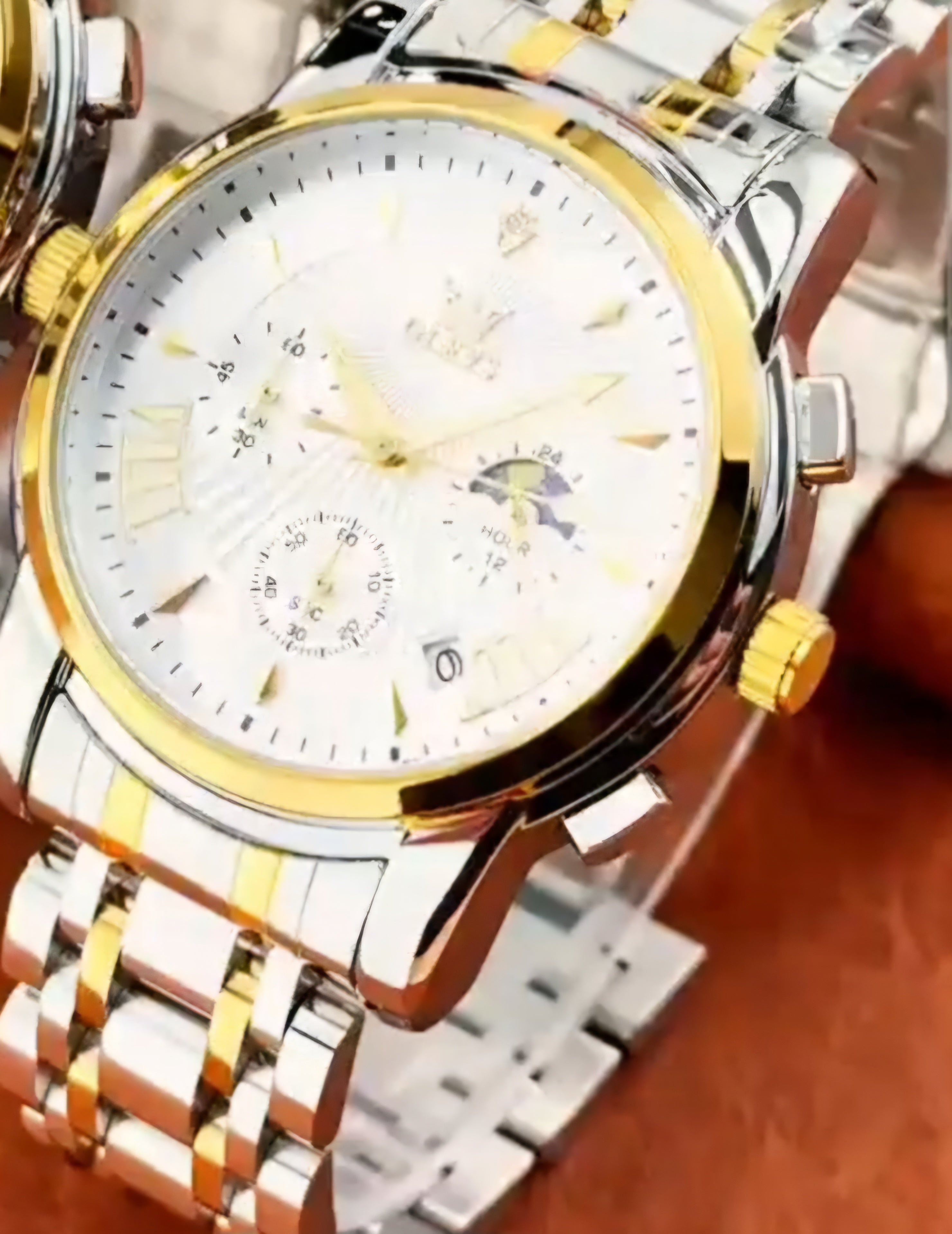 Olevs 2892 Linha Heritage – Elegância que Atravessa o Tempo/ de quartzo, à prova d'água