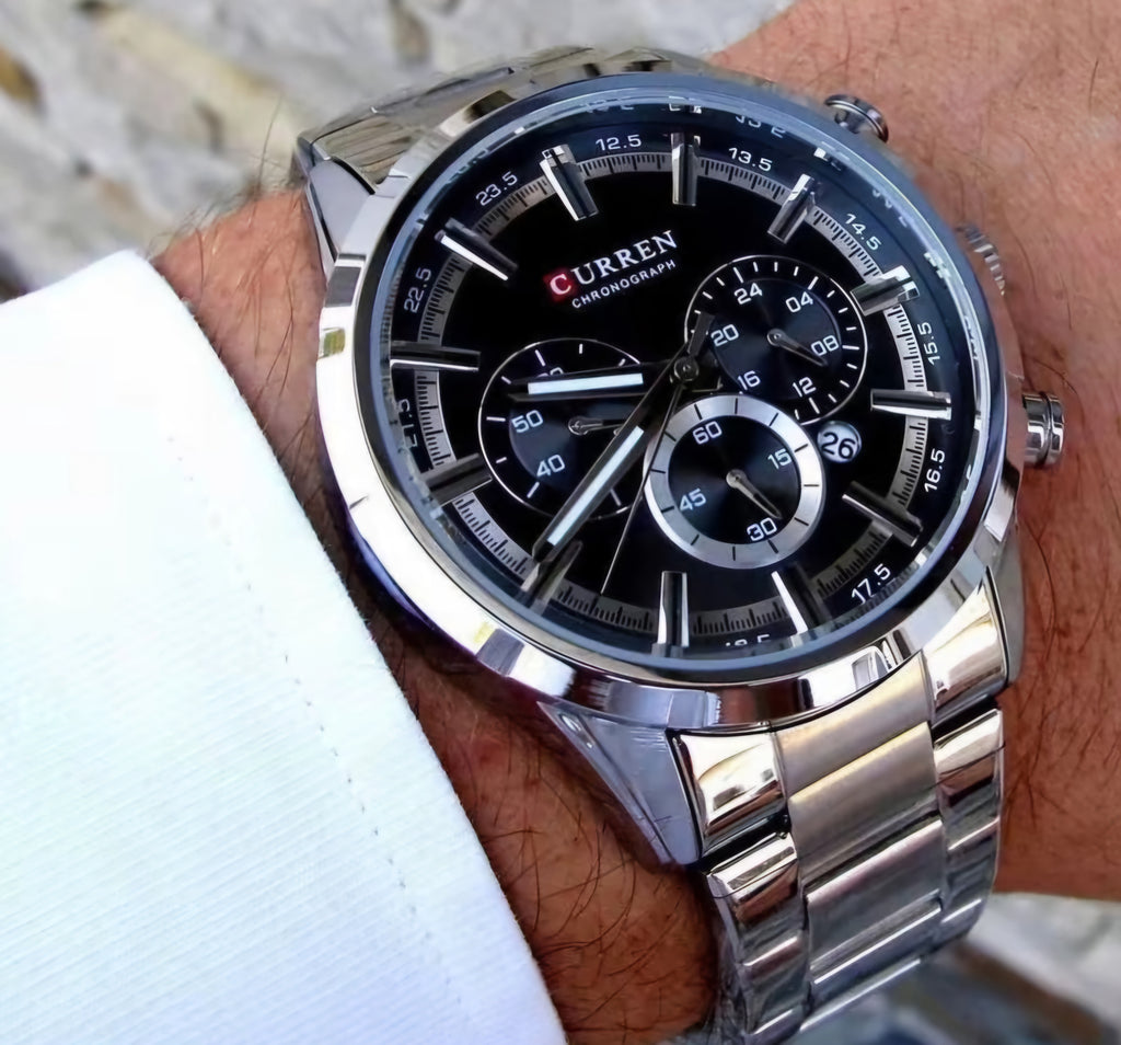 Curren 8355 Linha Prestige Chronograph – Elegância Esportiva com Identidade Forte