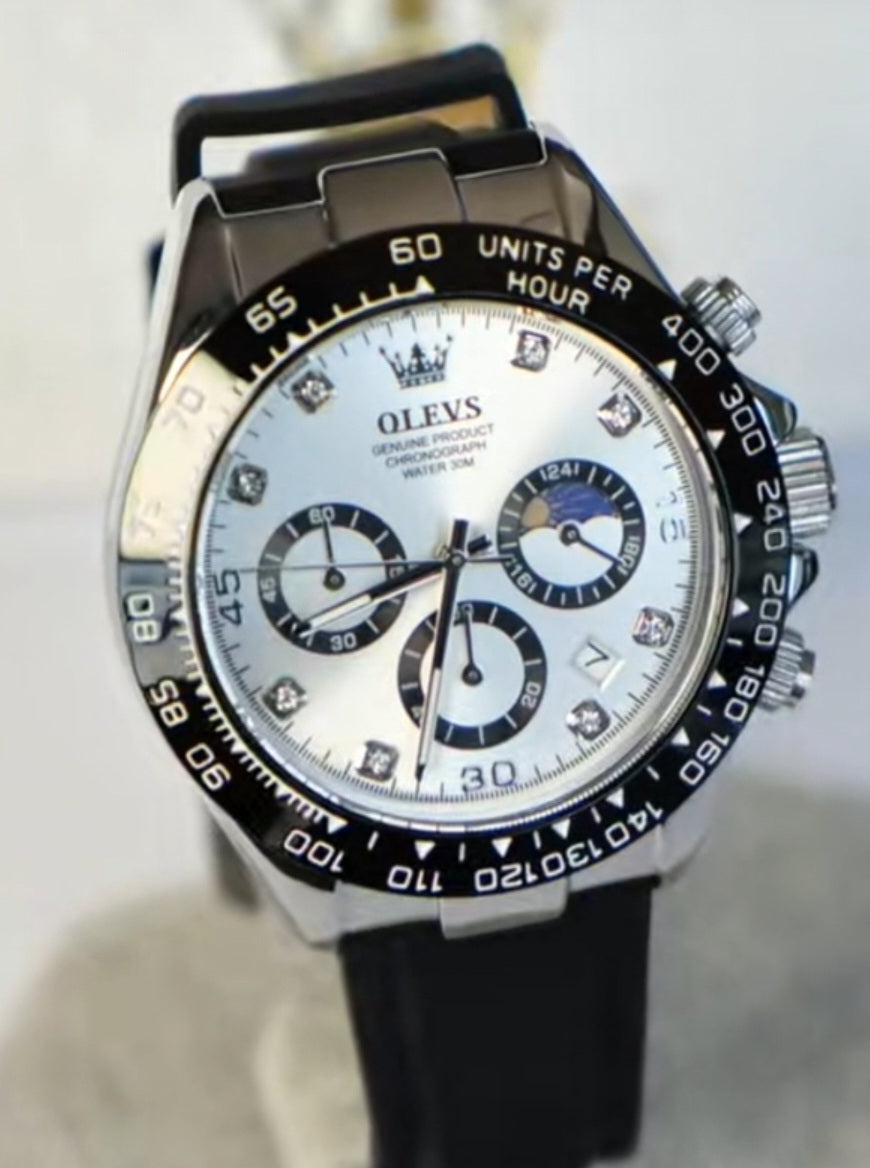 Relógio Olevs 2875 Masculino Premium – Sofisticação que se Impõe