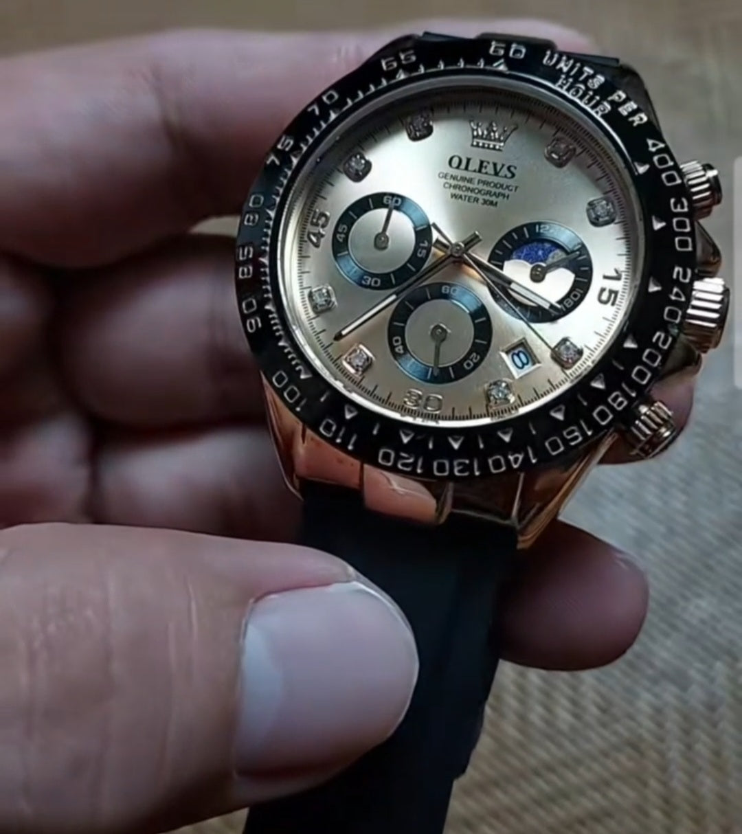 Relógio Olevs 2875 Masculino Premium – Sofisticação que se Impõe