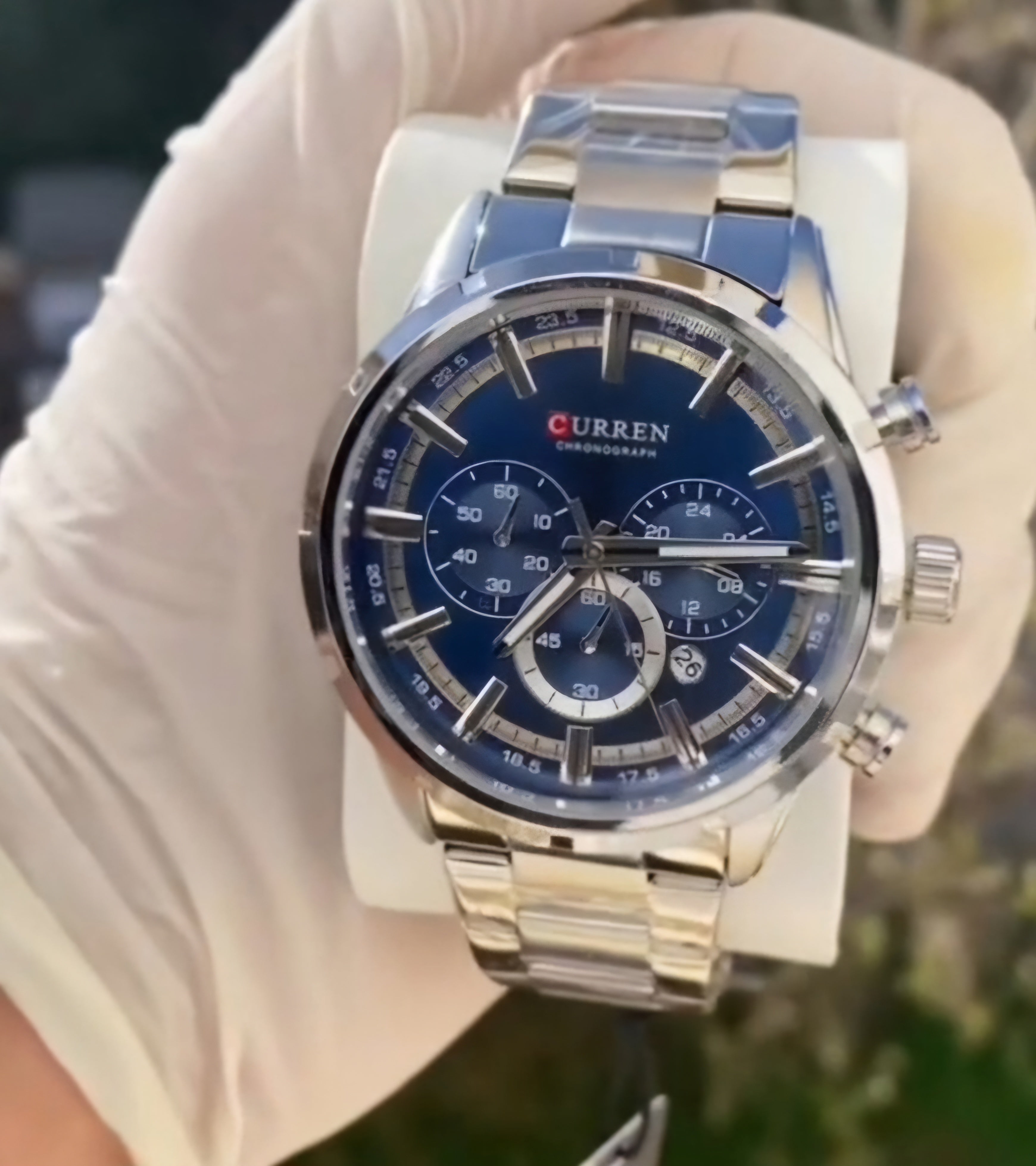 Curren 8355 Linha Prestige Chronograph – Elegância Esportiva com Identidade Forte