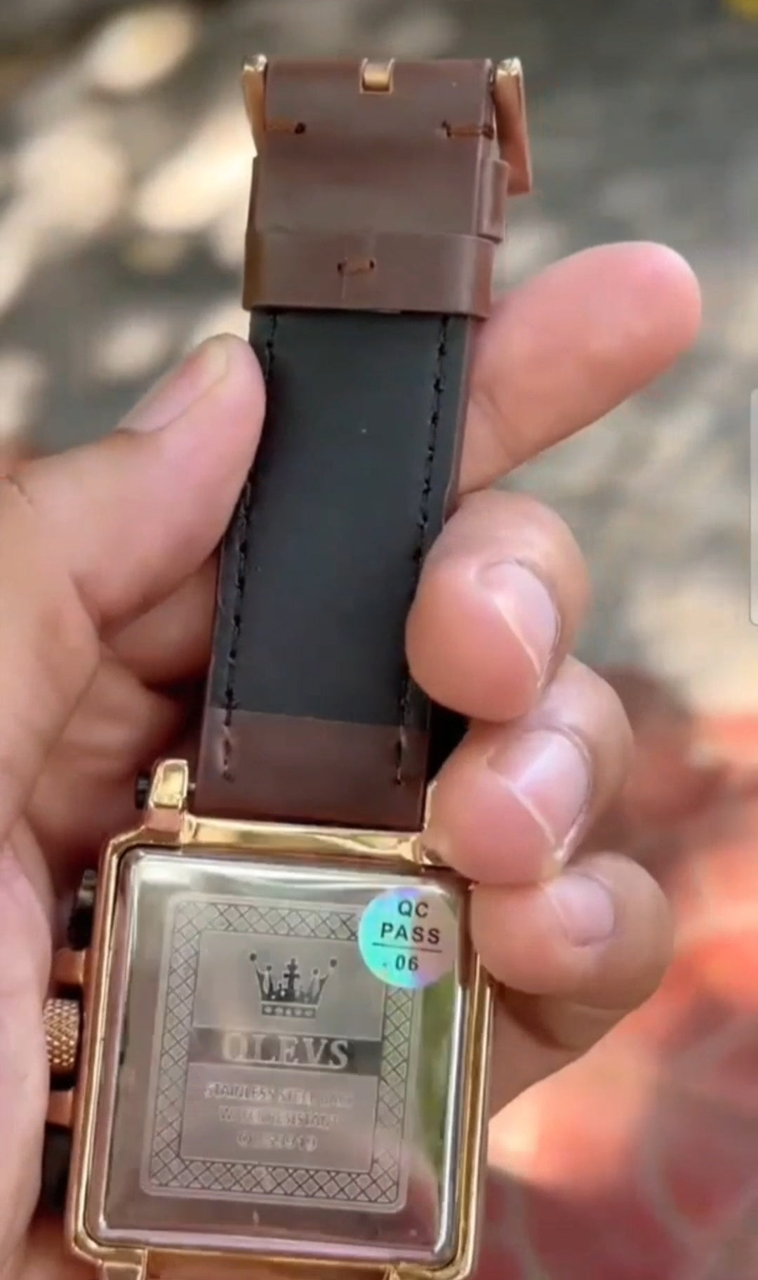 Relógio Masculino Cronógrafo Quadrado  – Luxo e Presença Marcante