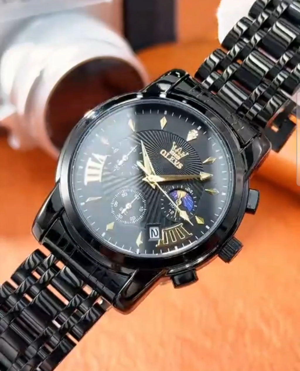 Olevs 2892 Linha Heritage – Elegância que Atravessa o Tempo/ de quartzo, à prova d'água