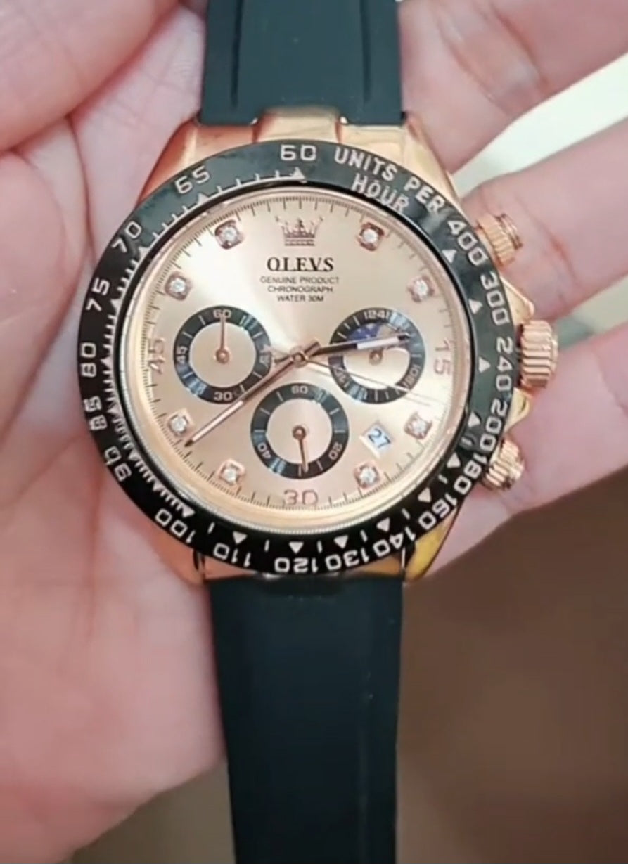 Relógio Olevs 2875 Masculino Premium – Sofisticação que se Impõe