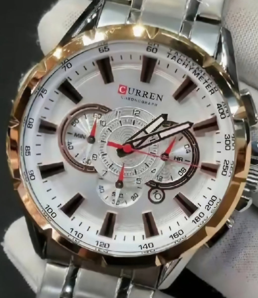 CURREN 8363 Linha Chronograph Executive – Presença Forte e Estilo Sofisticado