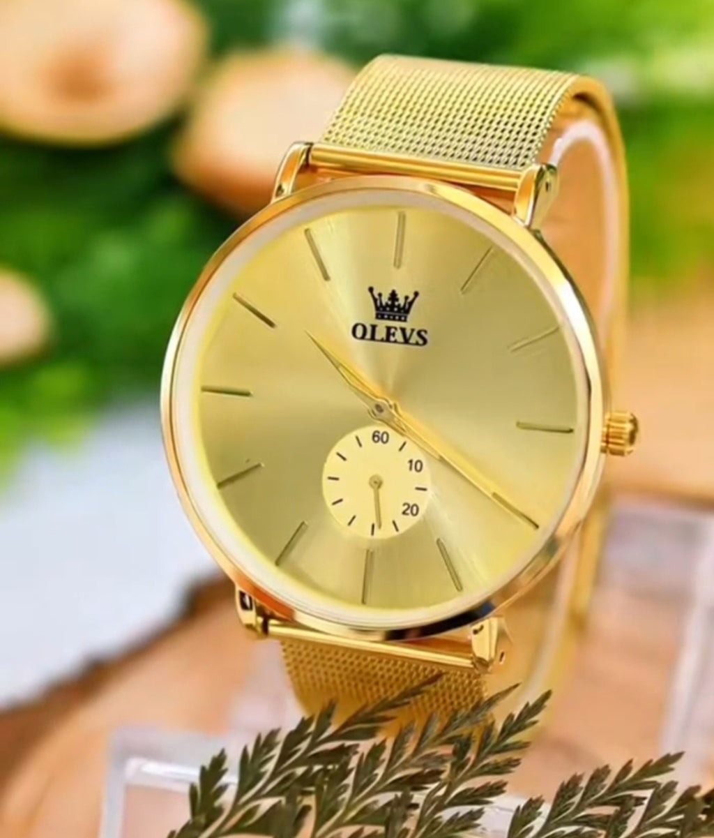 OLEVS 9954 Linha Slim Classic – Sofisticação Minimalista no Pulso