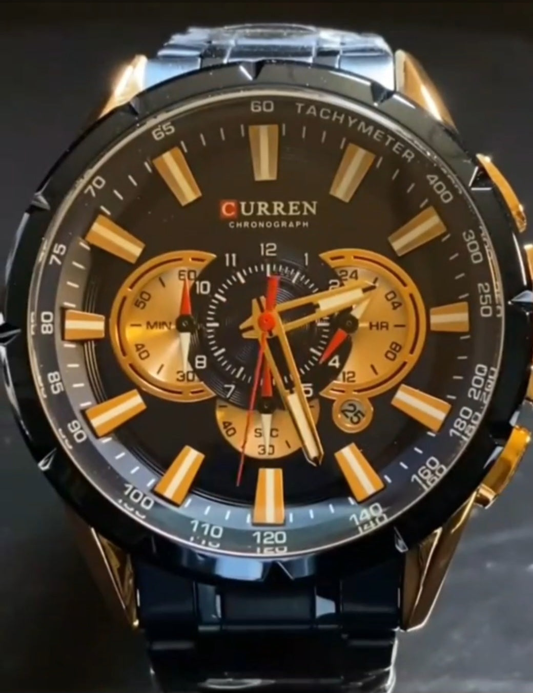 CURREN 8363 Linha Chronograph Executive – Presença Forte e Estilo Sofisticado