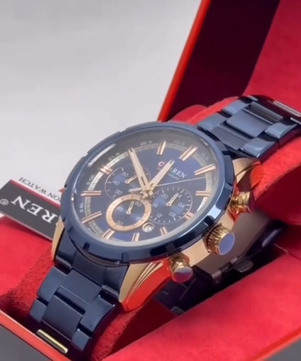 Curren 8355 Linha Prestige Chronograph – Elegância Esportiva com Identidade Forte