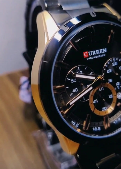 Curren 8355 Linha Prestige Chronograph – Elegância Esportiva com Identidade Forte