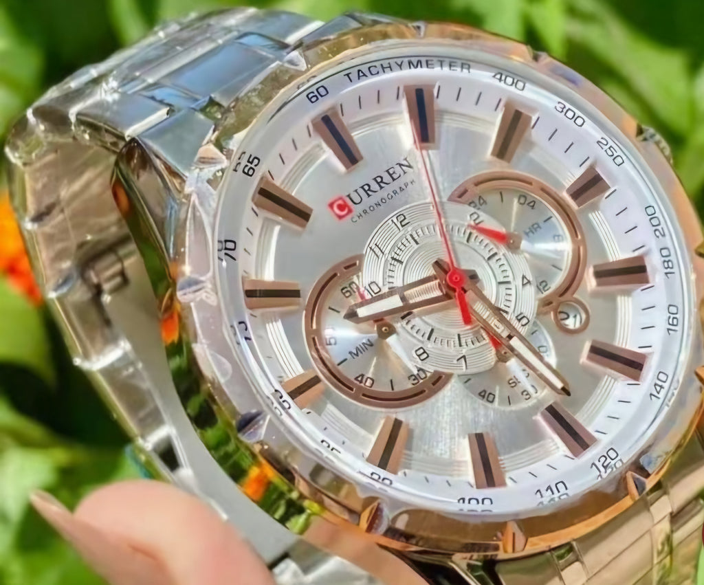 CURREN 8363 Linha Chronograph Executive – Presença Forte e Estilo Sofisticado