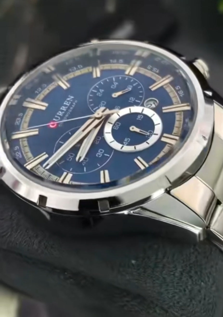 Curren 8355 Linha Prestige Chronograph – Elegância Esportiva com Identidade Forte