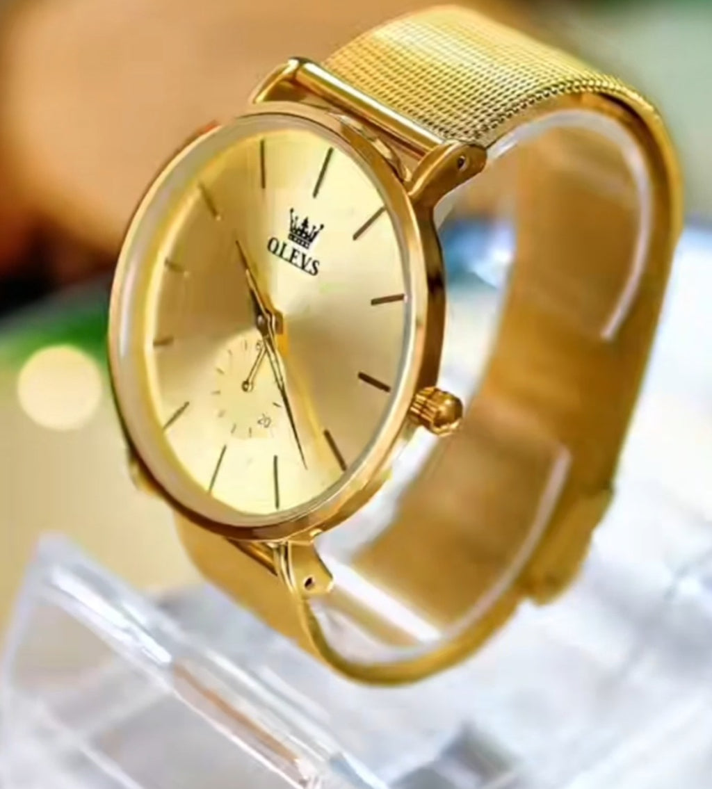 OLEVS 9954 Linha Slim Classic – Sofisticação Minimalista no Pulso
