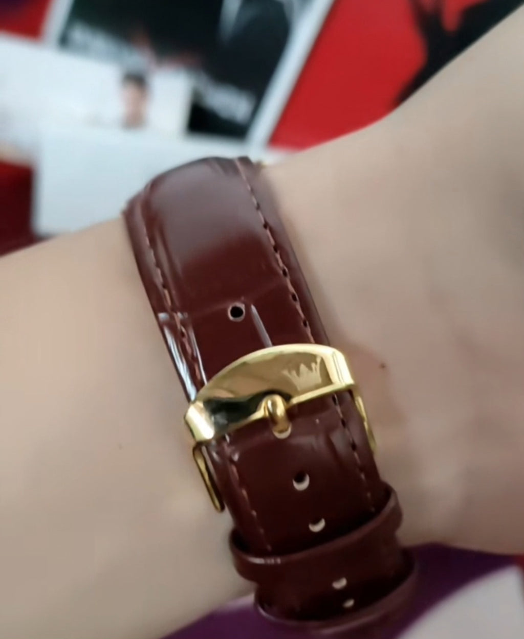 Linha Heritage – Elegância que Define Presença OLEVS 6898 -Relógio de quartzo impermeável, pulseira de couro