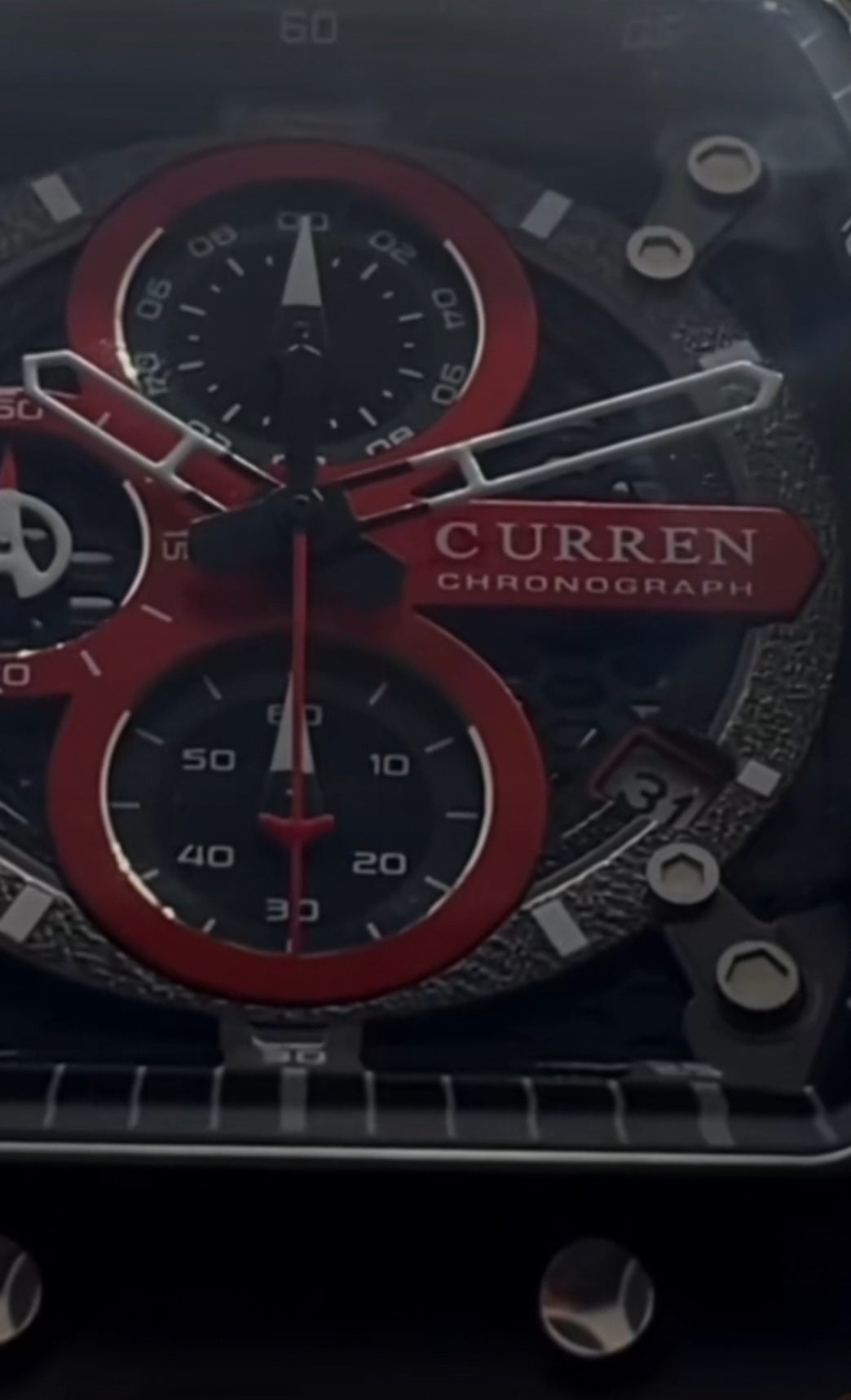 CURREN 8442 Linha Velocity – Design Imponente com Espírito Esportivo