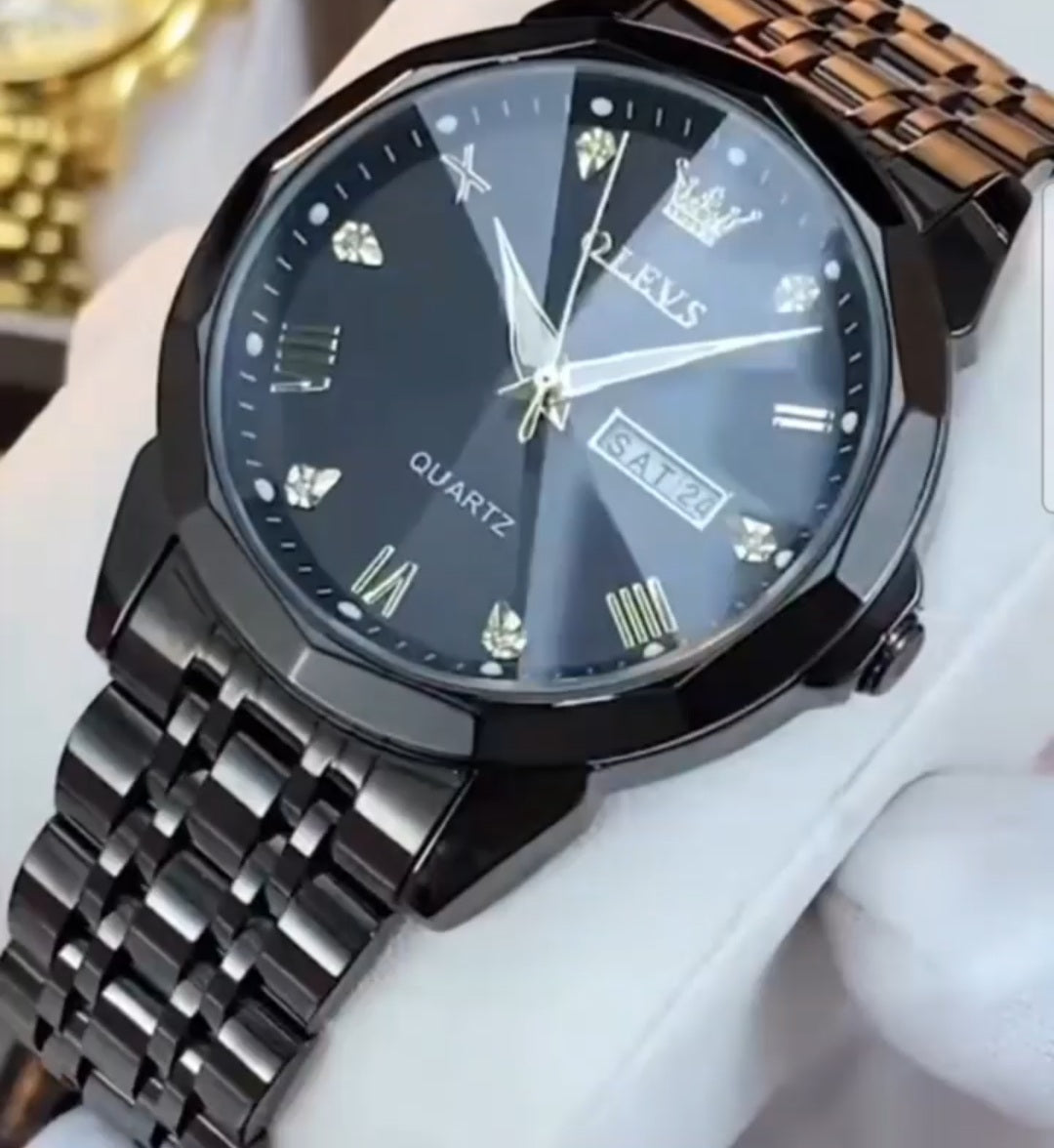 Linha Heritage – Elegância que Atravessa o Tempo / relógio de quartzo, aço inoxidável, à prova d'água