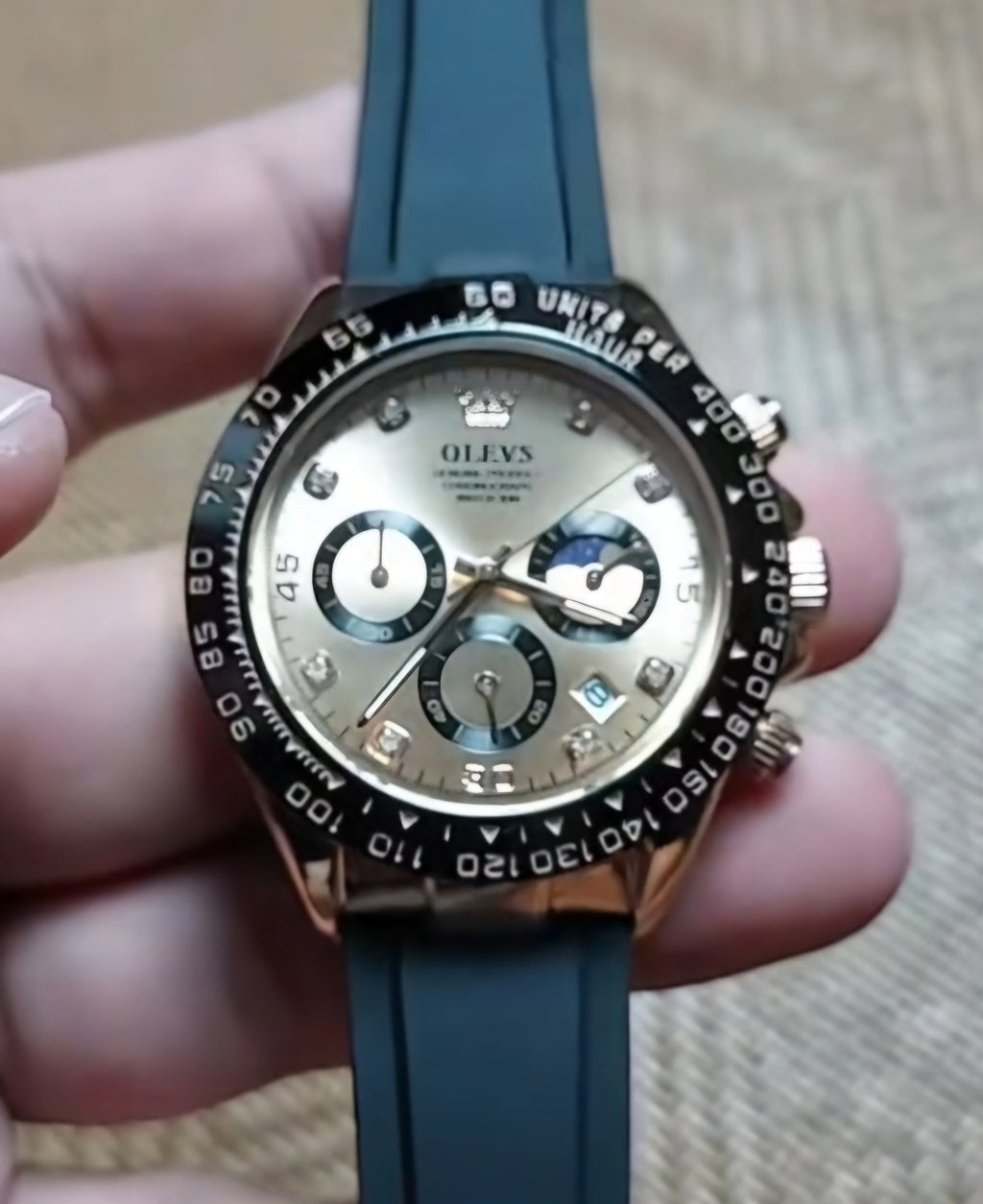 Relógio Olevs 2875 Masculino Premium – Sofisticação que se Impõe