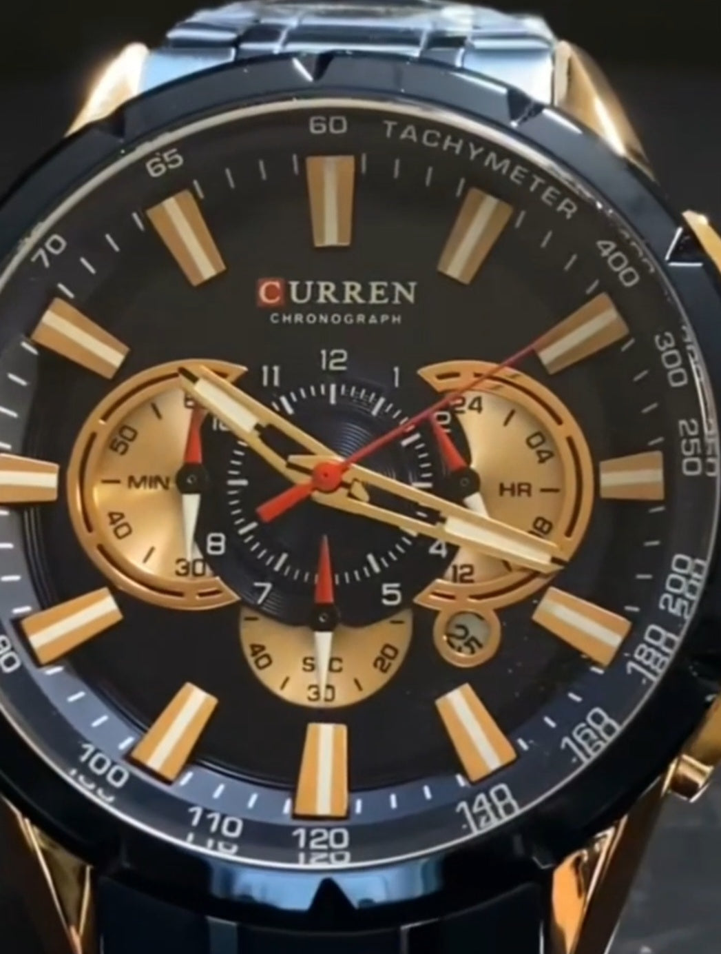 CURREN 8363 Linha Chronograph Executive – Presença Forte e Estilo Sofisticado