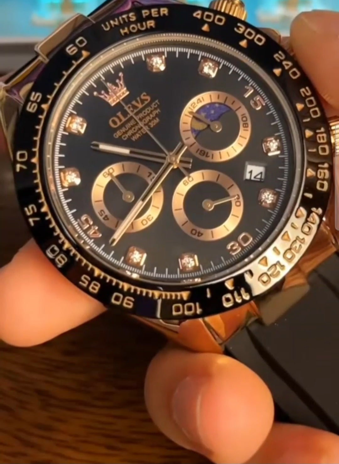 Relógio Olevs 2875 Masculino Premium – Sofisticação que se Impõe